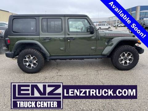 2021 Jeep Wrangler Unlimited for sale at LENZ TRUCK CENTER in Fond Du Lac WI