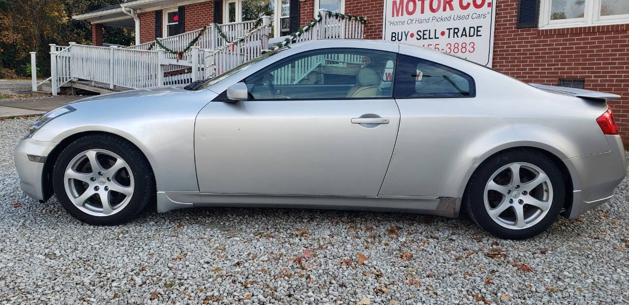 2004 INFINITI G35 for sale at Hix Motor Co in Jacksonville, NC