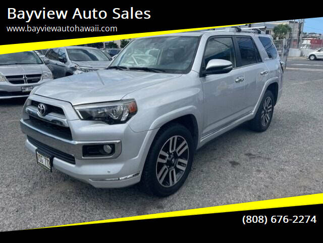 2018 Toyota 4Runner for sale at Bayview Auto Sales in Waipahu HI
