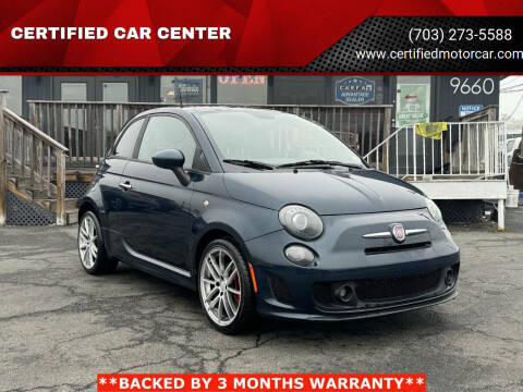 2013 FIAT 500 for sale at CERTIFIED CAR CENTER in Fairfax VA