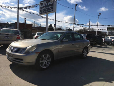 2003 Infiniti G35 for sale at Dino Auto Sales in Omaha NE