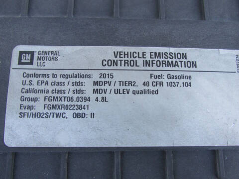 2015 Chevrolet Express 2500