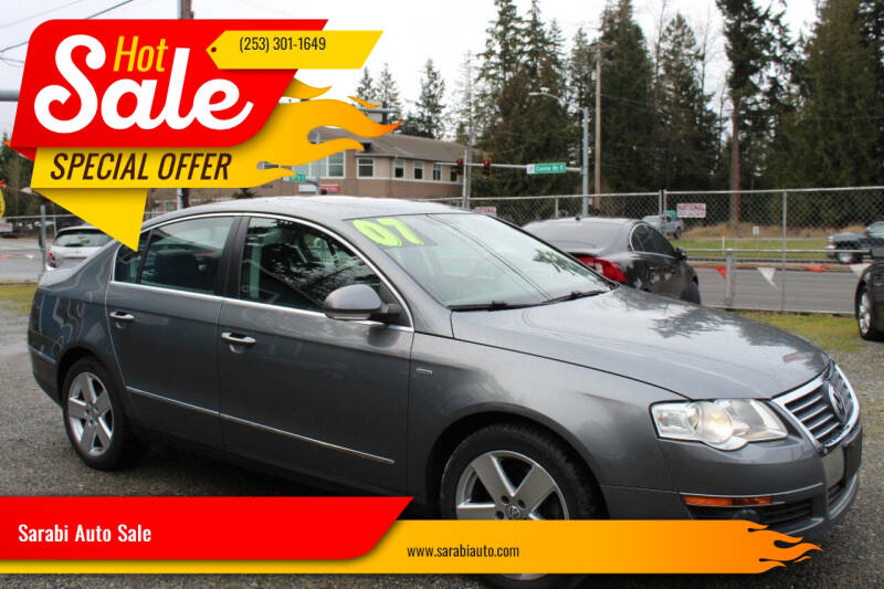 2007 Volkswagen Passat for sale at Sarabi Auto Sale in Puyallup WA