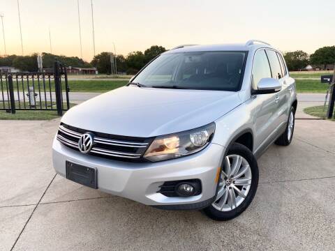 2012 Volkswagen Tiguan for sale at Texas Luxury Auto in Cedar Hill TX