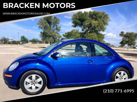 2007 Volkswagen New Beetle for sale at BRACKEN MOTORS in San Antonio TX