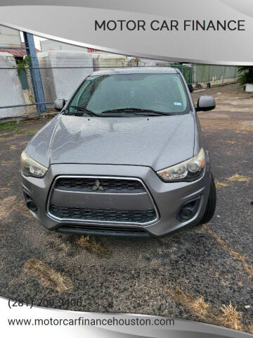 2014 Mitsubishi Outlander Sport for sale at MOTOR CAR FINANCE in Houston TX