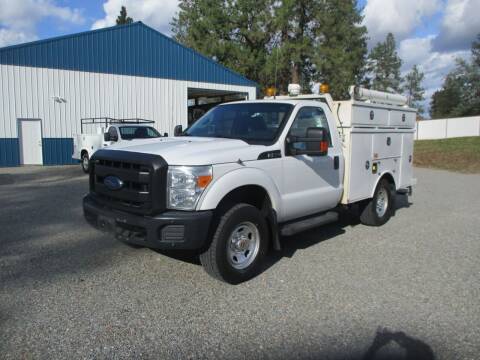 2015 Ford F350 Utility Bed 4X4 for sale at BJ'S COMMERCIAL TRUCKS in Spokane Valley WA