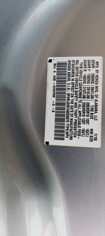 2010 Honda Odyssey EX-L