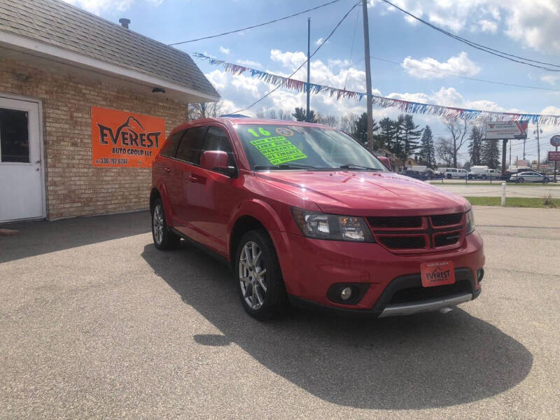 Used 2016 Dodge Journey R/T with VIN 3C4PDDEG0GT168668 for sale in Austintown, OH