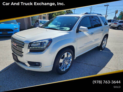 GMC Acadia For Sale in Rowley, MA - Car and Truck Exchange, Inc.