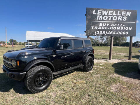 2023 Ford Bronco for sale at LEWELLEN MOTORS LLC in Lewellen NE