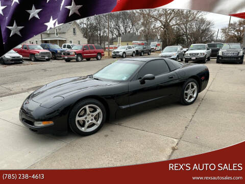 2002 Chevrolet Corvette for sale at Rex's Auto Sales in Junction City KS