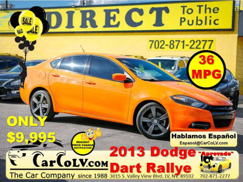 2013 Dodge Dart for sale at The Car Company in Las Vegas NV