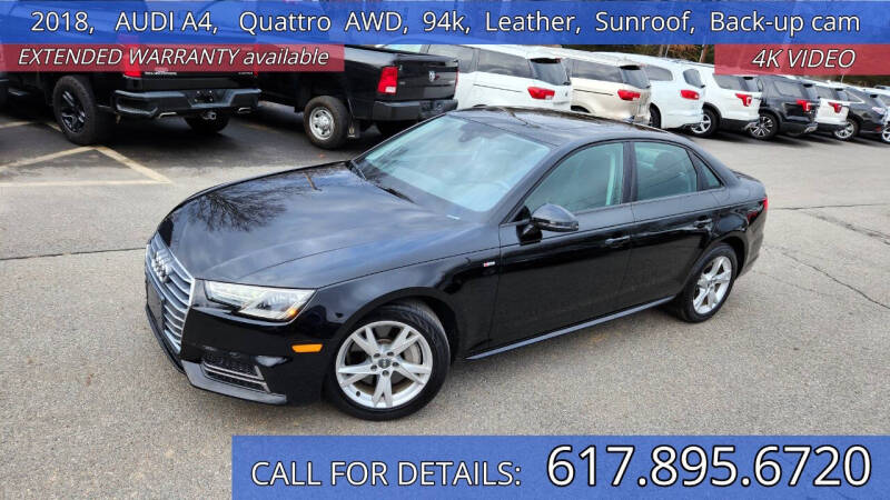 2018 Audi A4 for sale at Carlot Express in Stow MA
