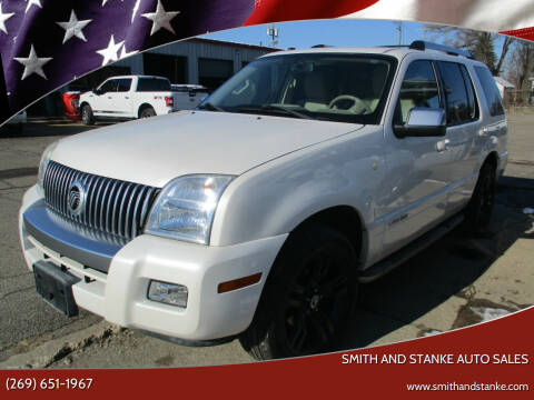 2010 Mercury Mountaineer for sale at Smith and Stanke Auto Sales in Sturgis MI