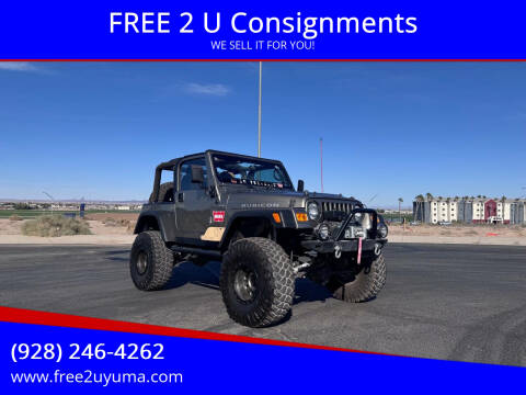 2006 Jeep Wrangler for sale at FREE 2 U Consignments in Yuma AZ