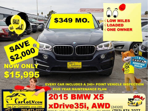 2015 BMW X5 for sale at The Car Company - 349 monthly payments in Las Vegas NV