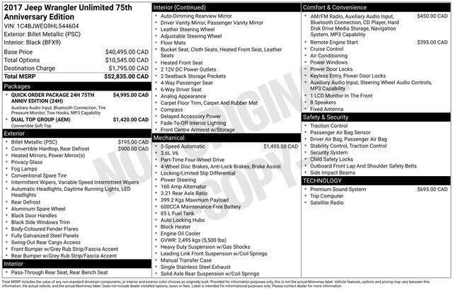 2017 Jeep Wrangler Unlimited