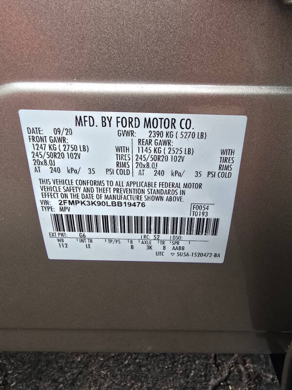 2020 Ford Edge Titanium