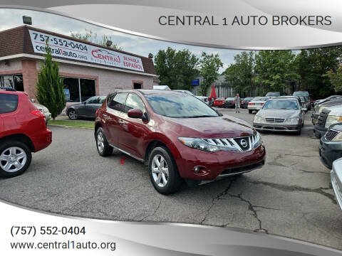 2009 Nissan Murano for sale at Central 1 Auto Brokers in Virginia Beach VA