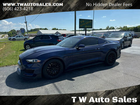 2019 Ford Mustang for sale at T W Auto Sales in Science Hill KY