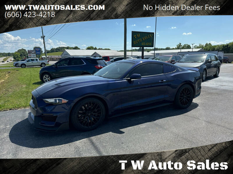 2019 Ford Mustang for sale at T W Auto Sales in Science Hill KY