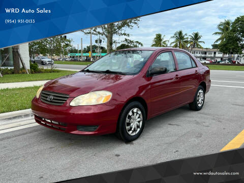 2004 Toyota Corolla for sale at WRD Auto Sales in Hollywood FL