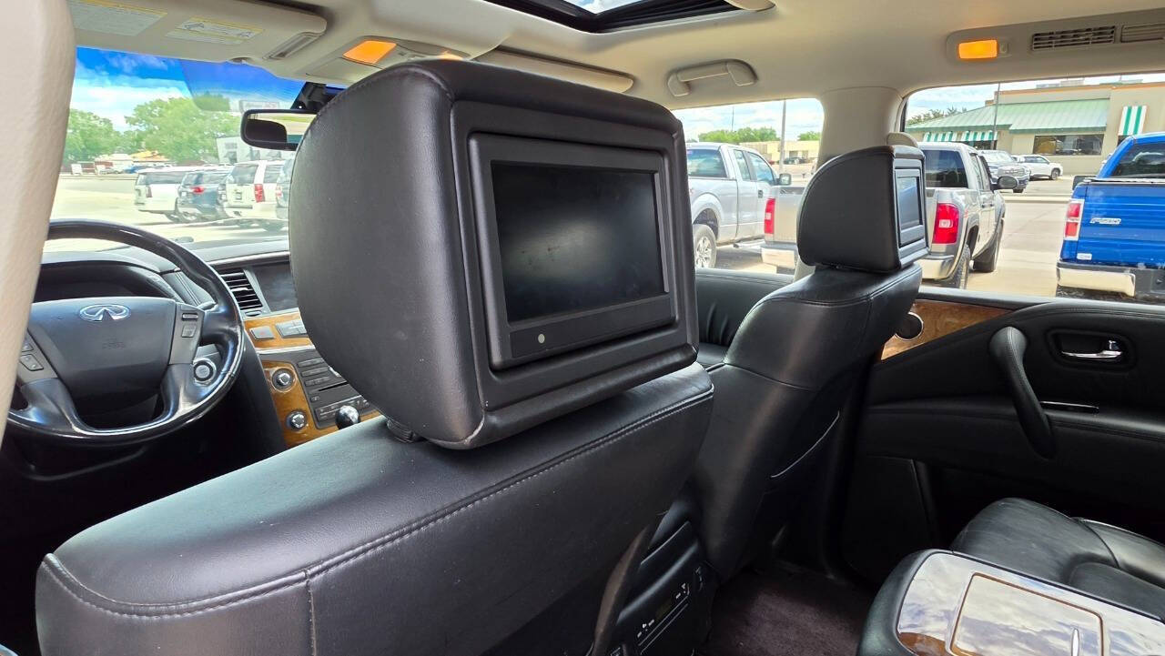 2012 Infiniti QX56 Base 4x4 4dr SUV - Platinum Graphite exterior view 10
