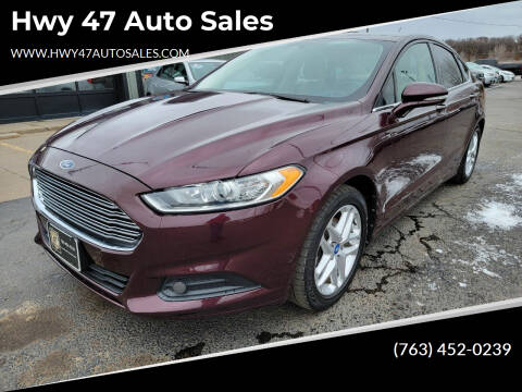 2013 Ford Fusion for sale at Hwy 47 Auto Sales in Saint Francis MN