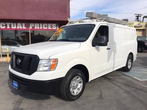 2013 Nissan NV Cargo for sale at Sanmiguel Motors in South Gate CA