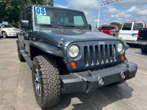 2008 Jeep Wrangler Unlimited for sale at GREAT DEALS ON WHEELS in Michigan City IN