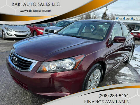 2010 Honda Accord for sale at RABI AUTO SALES LLC in Garden City ID