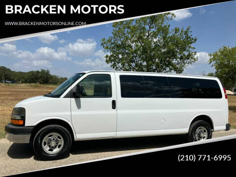 2009 Chevrolet Express for sale at BRACKEN MOTORS in San Antonio TX