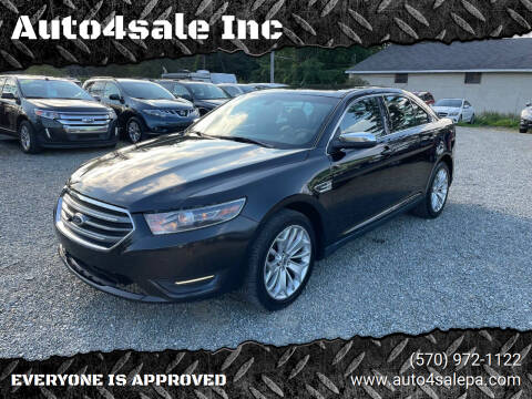 2015 Ford Taurus for sale at Auto4sale Inc in Mount Pocono PA