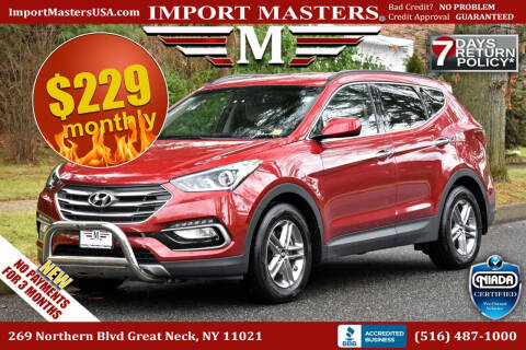 2017 Hyundai Santa Fe Sport for sale at Import Masters in Great Neck NY