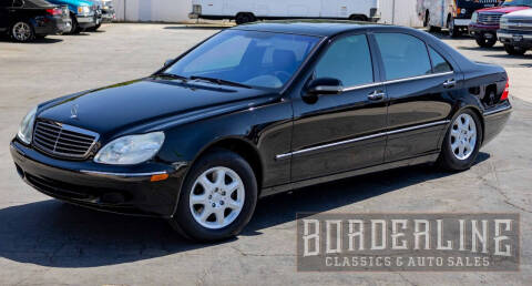 2001 Mercedes-Benz S-Class for sale at Borderline Classics & Auto Sales in Dinuba CA
