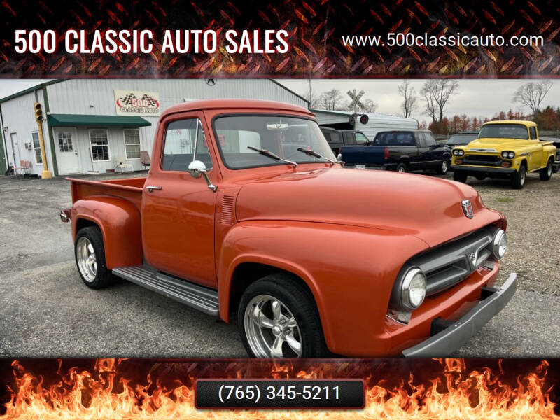1953 Ford F-100 Short Bed for sale at 500 CLASSIC AUTO SALES in Knightstown IN