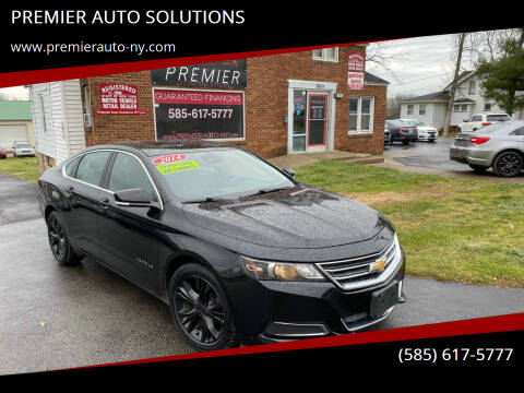 2014 Chevrolet Impala for sale at PREMIER AUTO SOLUTIONS in Spencerport NY