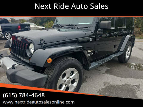 2013 Jeep Wrangler Unlimited for sale at Next Ride Auto Sales in Lebanon TN