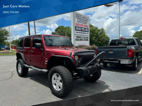 2012 Jeep Wrangler Unlimited for sale at Just Cars Motors in Raleigh NC