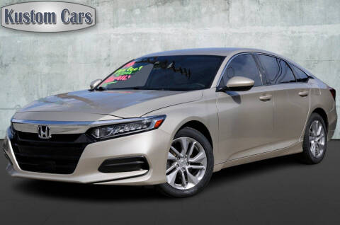 2018 Honda Accord for sale at Kustom Cars in Pacoima CA