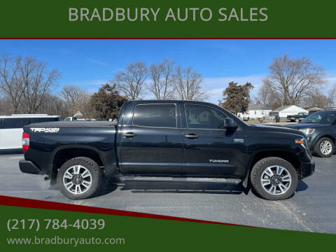 2020 Toyota Tundra for sale at BRADBURY AUTO SALES in Gibson City IL