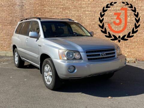 2002 Toyota Highlander for sale at 3 J Auto Sales Inc in Mount Prospect IL