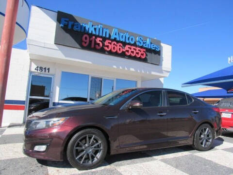 2014 Kia Optima for sale at Franklin Auto Sales in El Paso TX