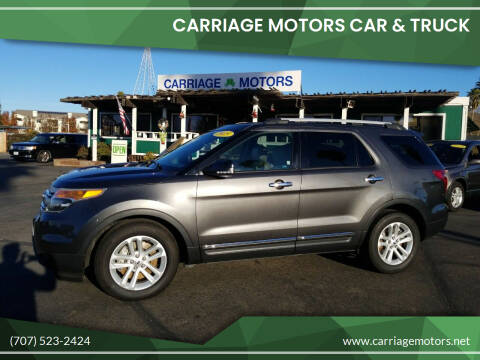 2015 Ford Explorer for sale at Carriage Motors Car & Truck in Santa Rosa CA