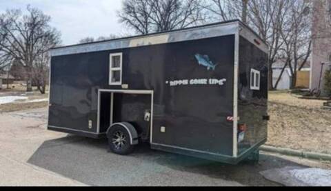 2016 Miltona Fish house  8x18 for sale at MINNESOTA CAR SALES in Starbuck MN