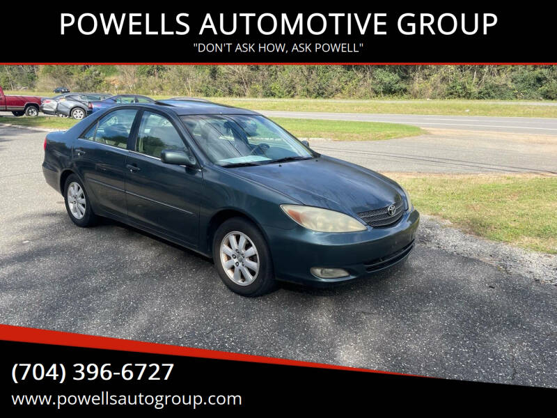 2003 Toyota Camry for sale at POWELLS AUTOMOTIVE GROUP in Gastonia NC