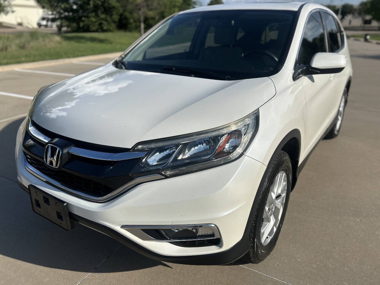 White 2015 Honda CR-V EX AWD EX 4dr SUV 2