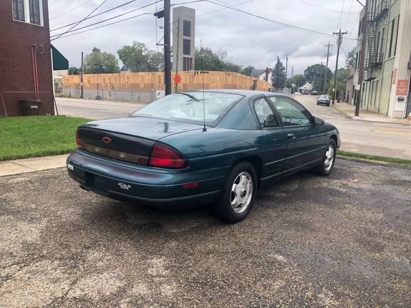 1998 Chevrolet Monte Carlo for sale at A2Z AUTO SALES in Norwood OH