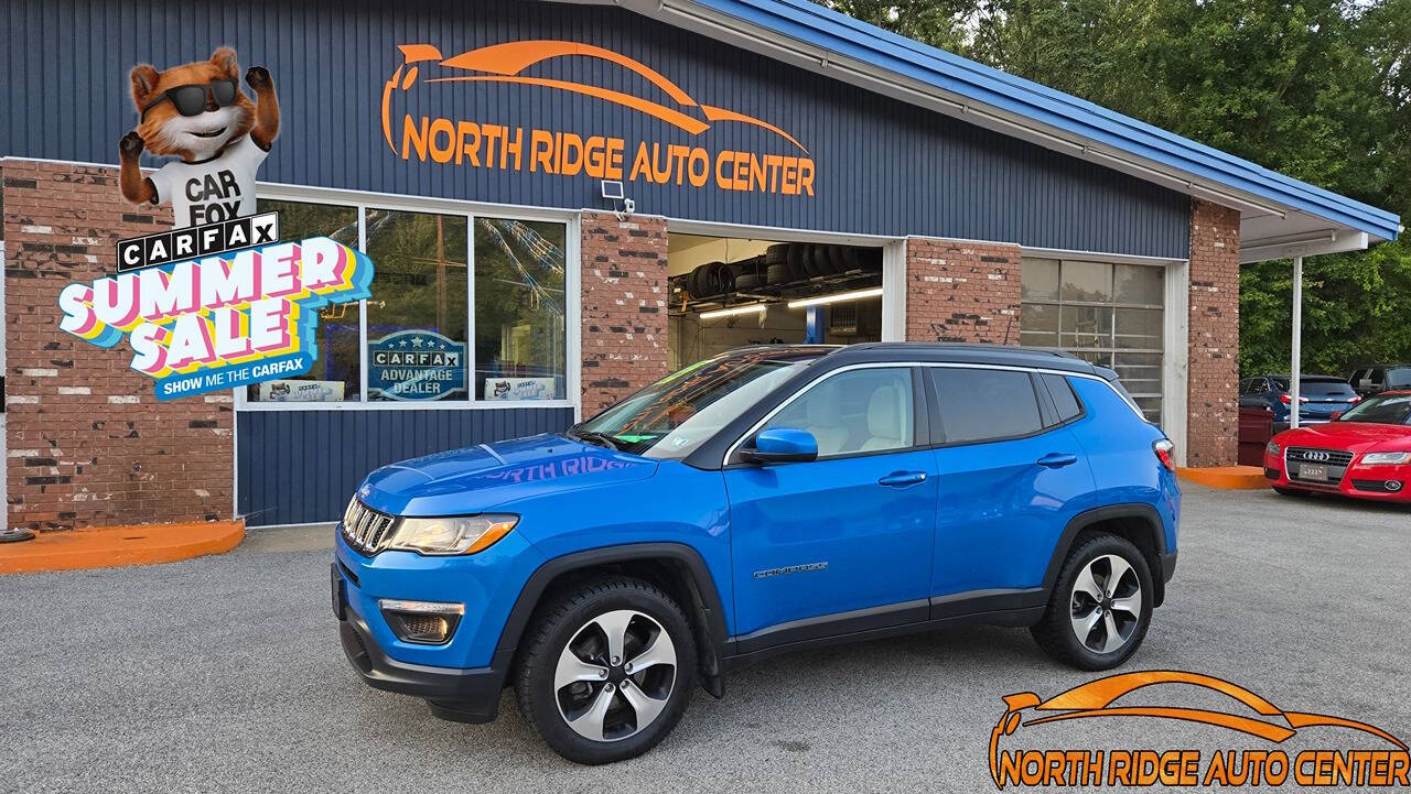 2018 Jeep Compass for sale at North Ridge Auto Center LLC in Madison, OH